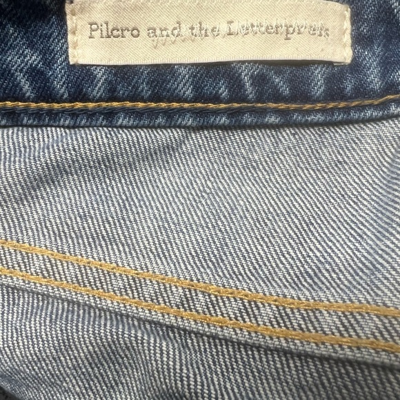 Pilcro and the Letterpress Fringed Capri Jeans Size 27 - Picture 11 of 11